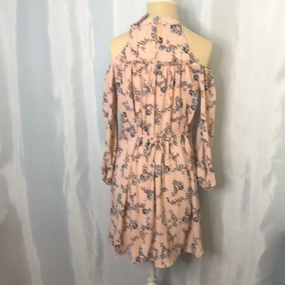 Speechless Girl’s Flower Print Off-Shoulder Dress Size 16
